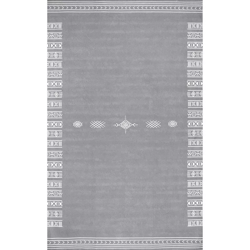 nuLOOM Arina Machine Washable Global Inspired Simplistic Tribal Area Rug