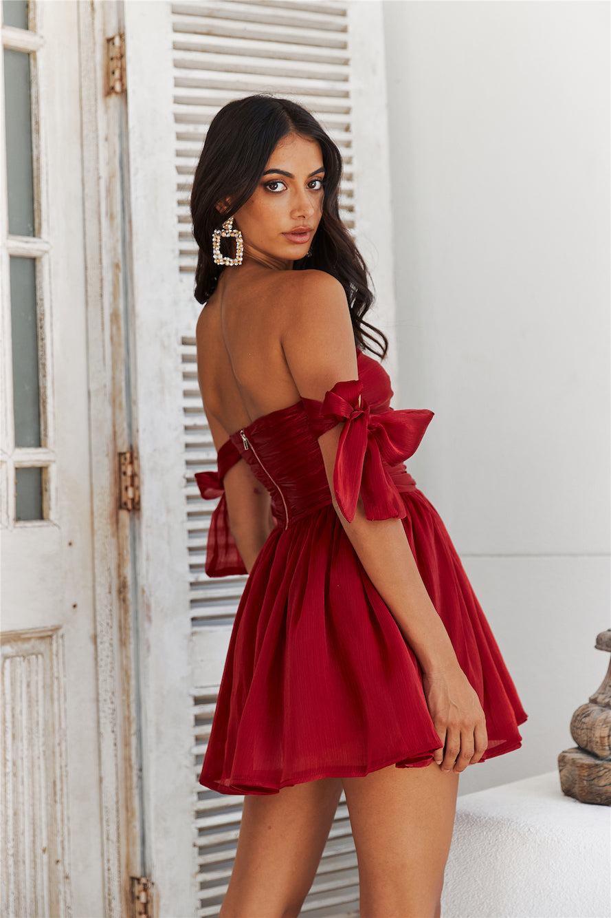 Lover To You Mini Dress Red