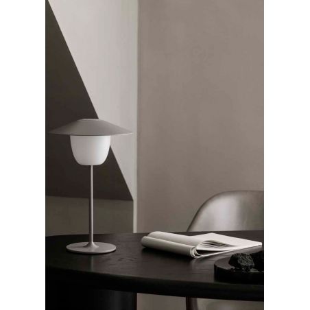 Lampe à poser modulable extérieure rechargeable - BLOMUS Anilamp Blanc