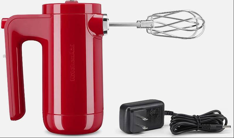 7-Speed Cordless Hand Mixer (Passion Red) | KitchenAid