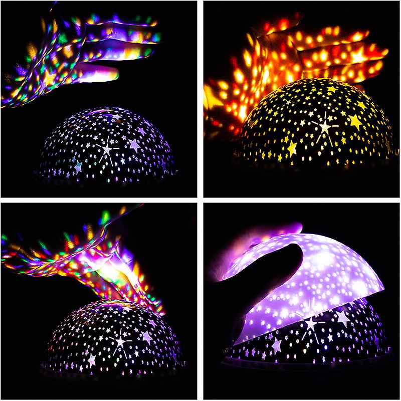 Galaxy Projector Starry Sky Rotating Led Night Light Planetarium Children Bedroom Star Night Lights Moon Light Kids Gift Lamp