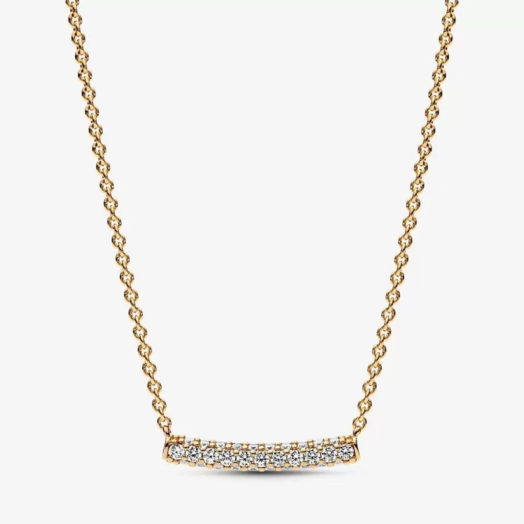 PANDORA  Pandora Timeless Pavé Single-row Bar Collier Necklace