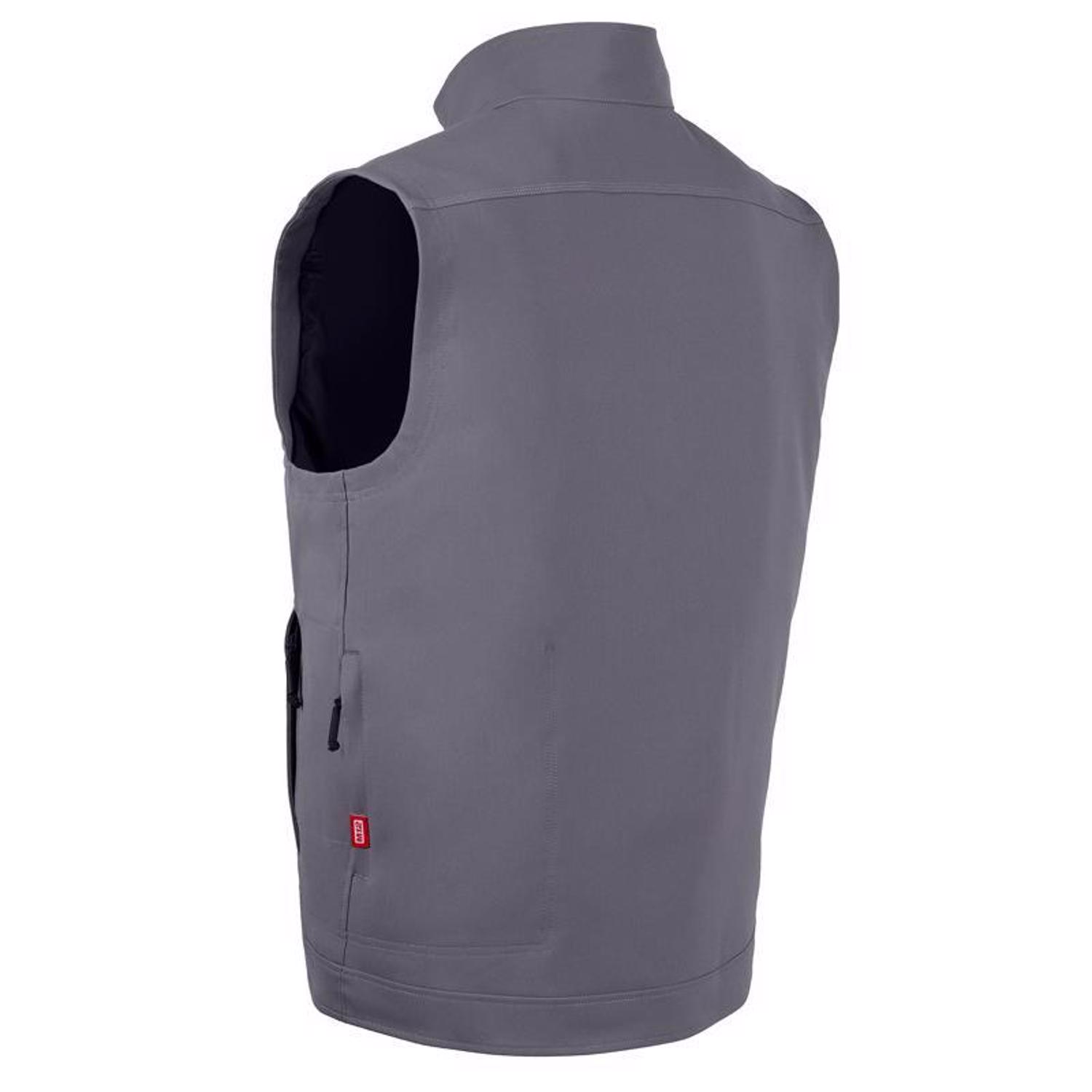 MW M12 L Sleeveless Unisex Full-Zip Heated Vest (Vest Only) Gray