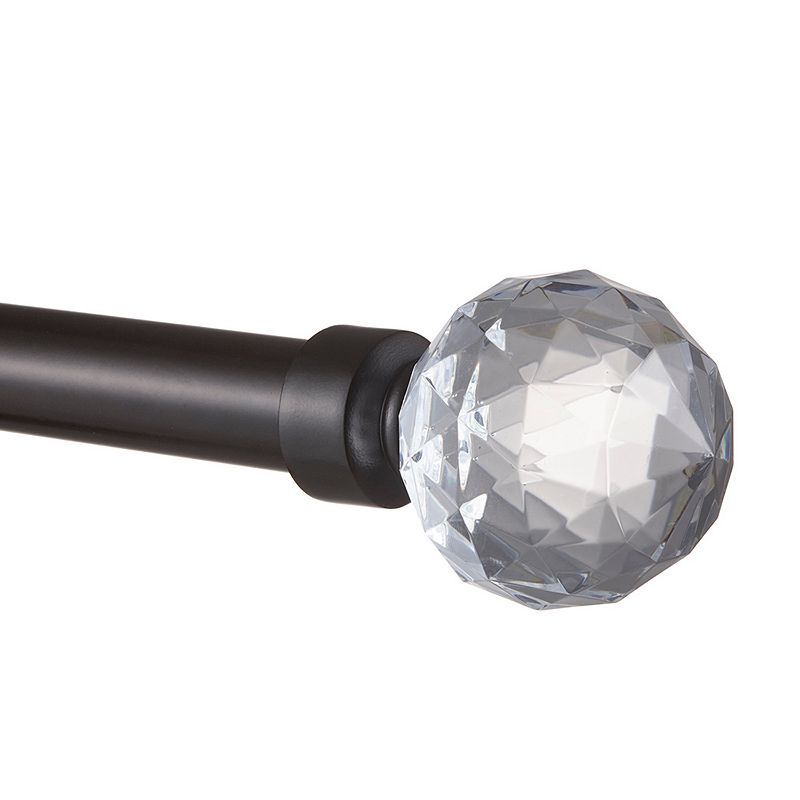 Exclusive Home Crystal Ball 1-in. Curtain Rod