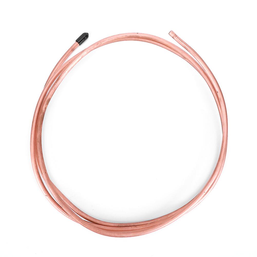 2m C1100 T2 Copper Tube Pipe Soft Coil Tubing For Air Conditioner Refrigerator Od 6mm / Id 4.8mm