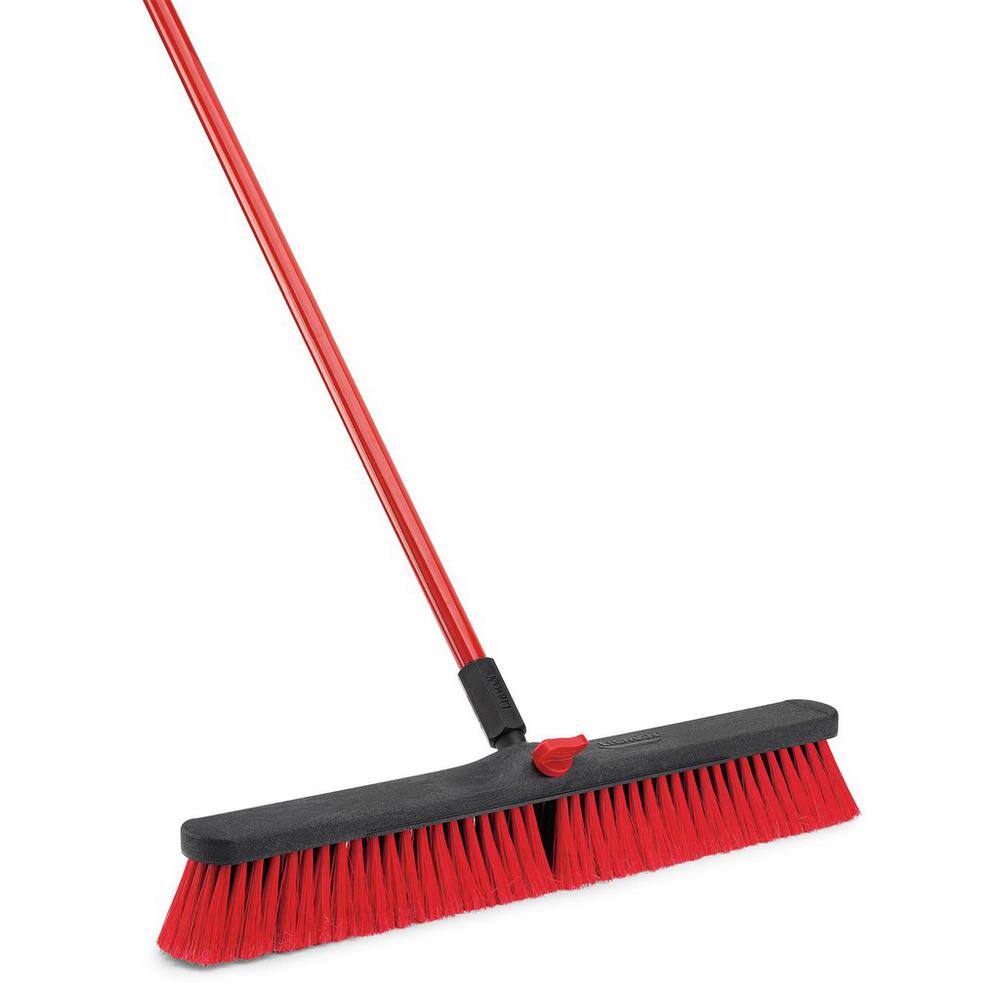 Libman 24 in. Multi-Surface Push Broom with Handle 805