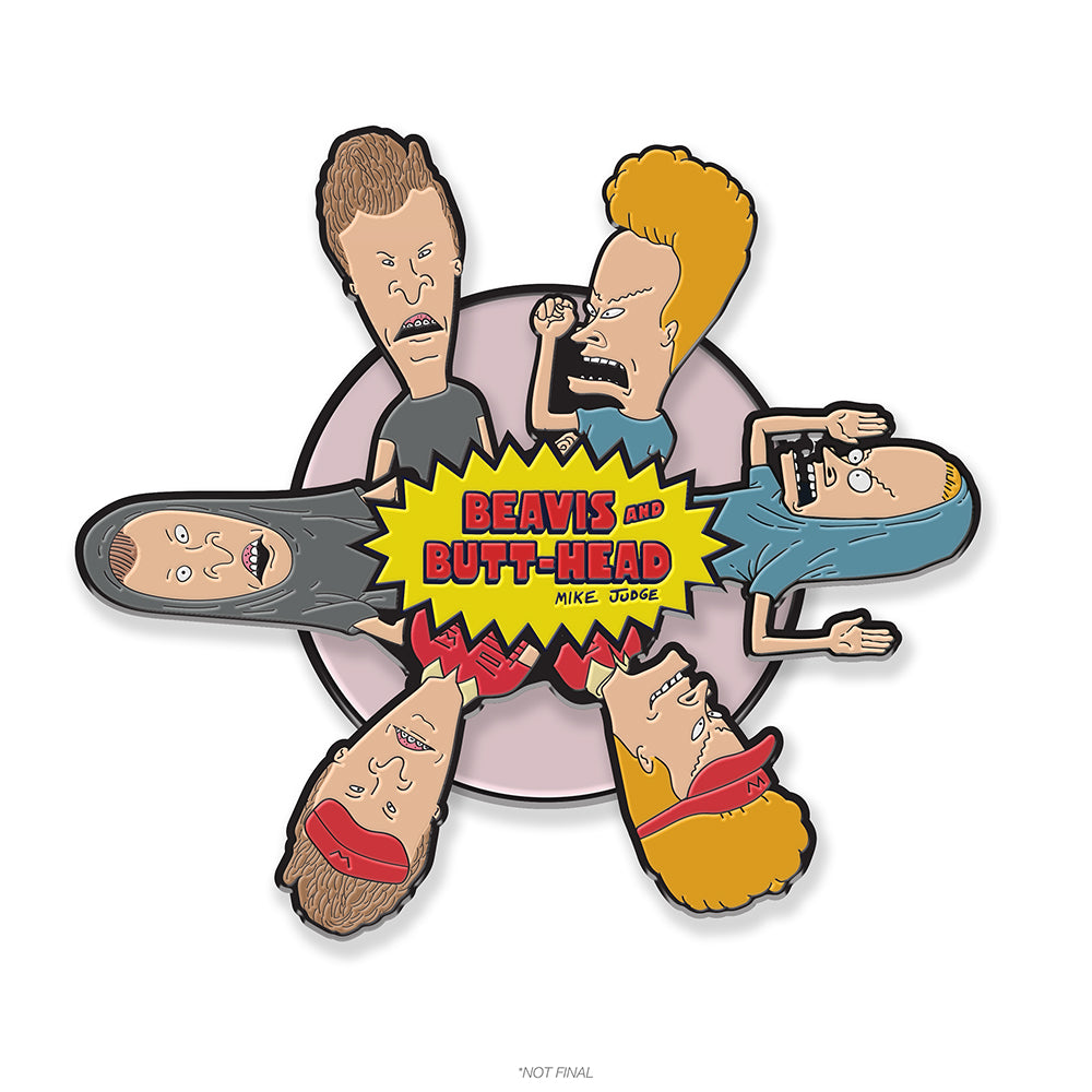 Beavis and Butt-Head Interactive Enamel Pins (PRE-ORDER)