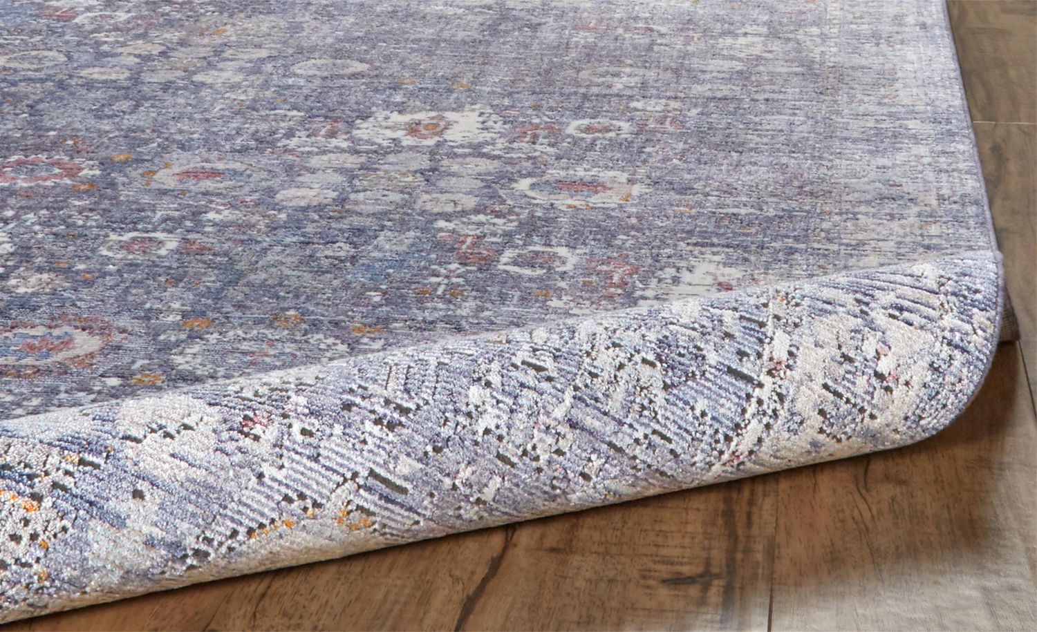 Tirza Blue and Ivory Rug by BD Fine