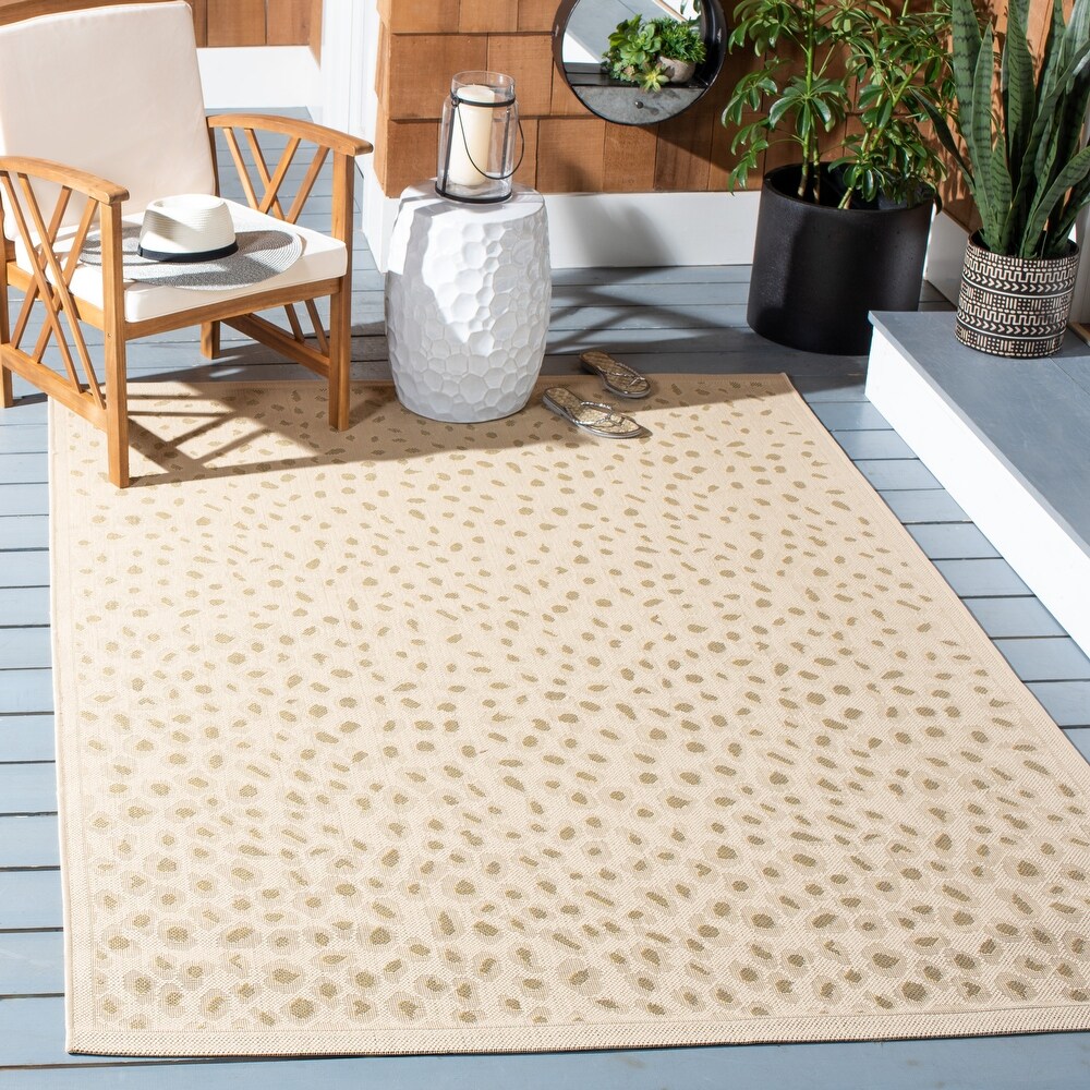 SAFAVIEH Courtyard Joye Indoor/ Outdoor Waterproof Patio Backyard Rug