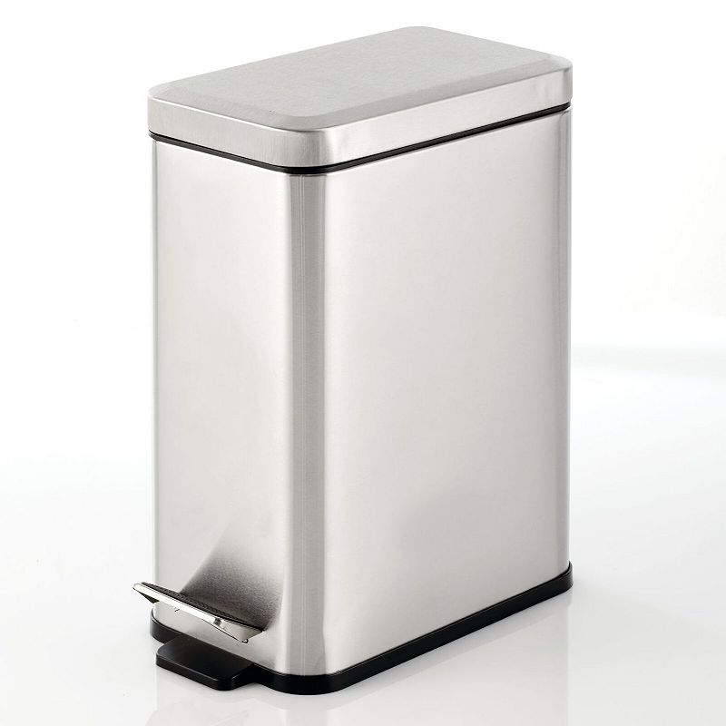 mDesign 10L Step Trash Can， Garbage Bin， Removable Liner Bucket