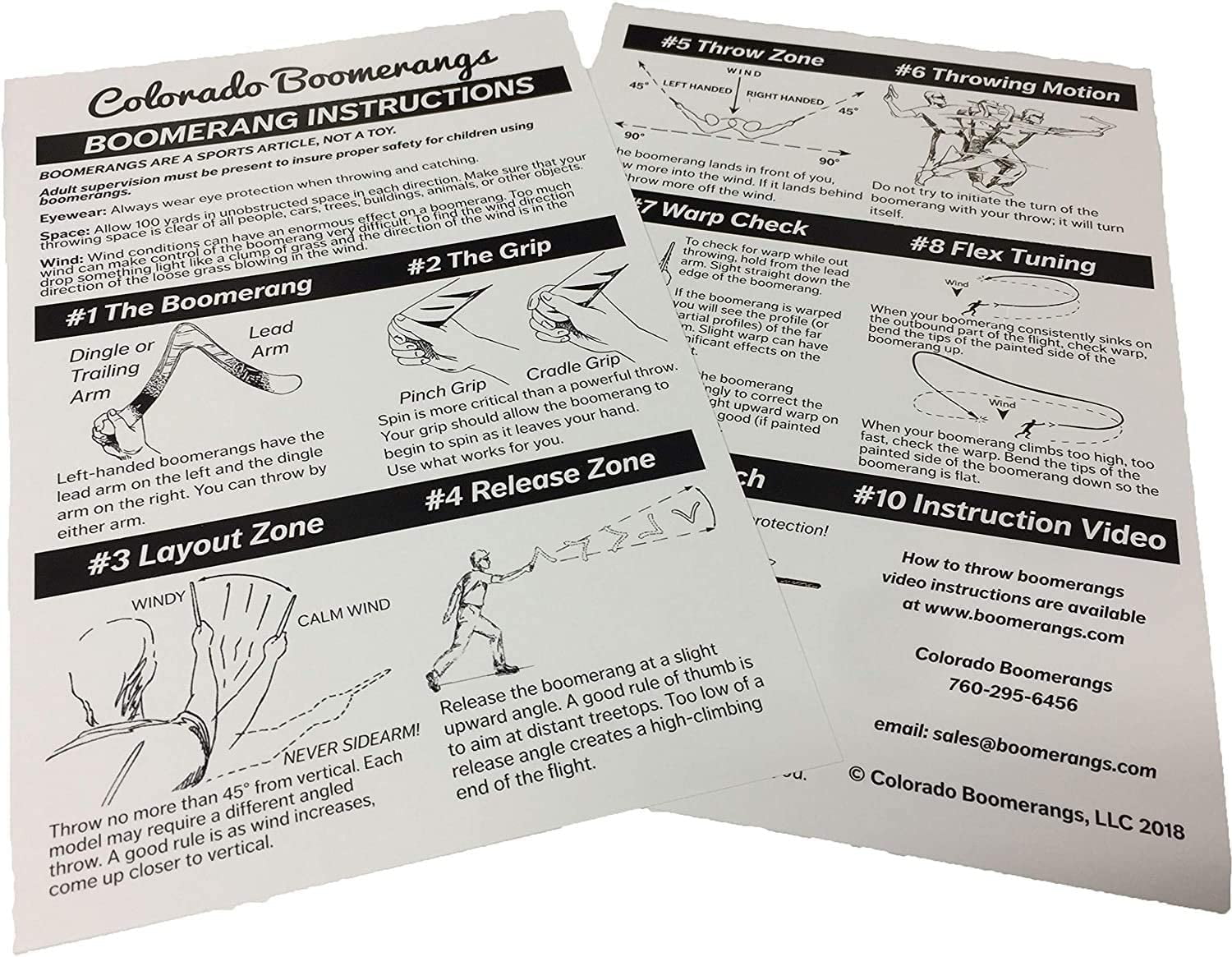 Indoor Boomerang 2 Pack - Great Beginner Boomerangs for Kids or Adults. Soft and Safe.