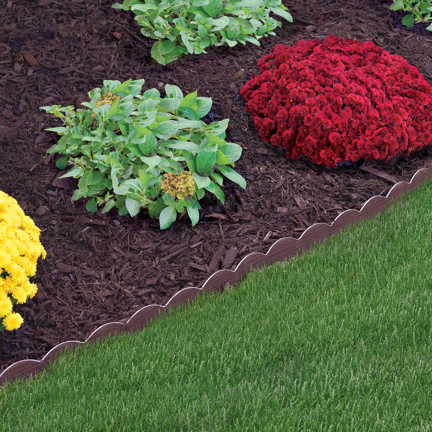 EasyFlex Plastic Brown Landscape Edging Kit