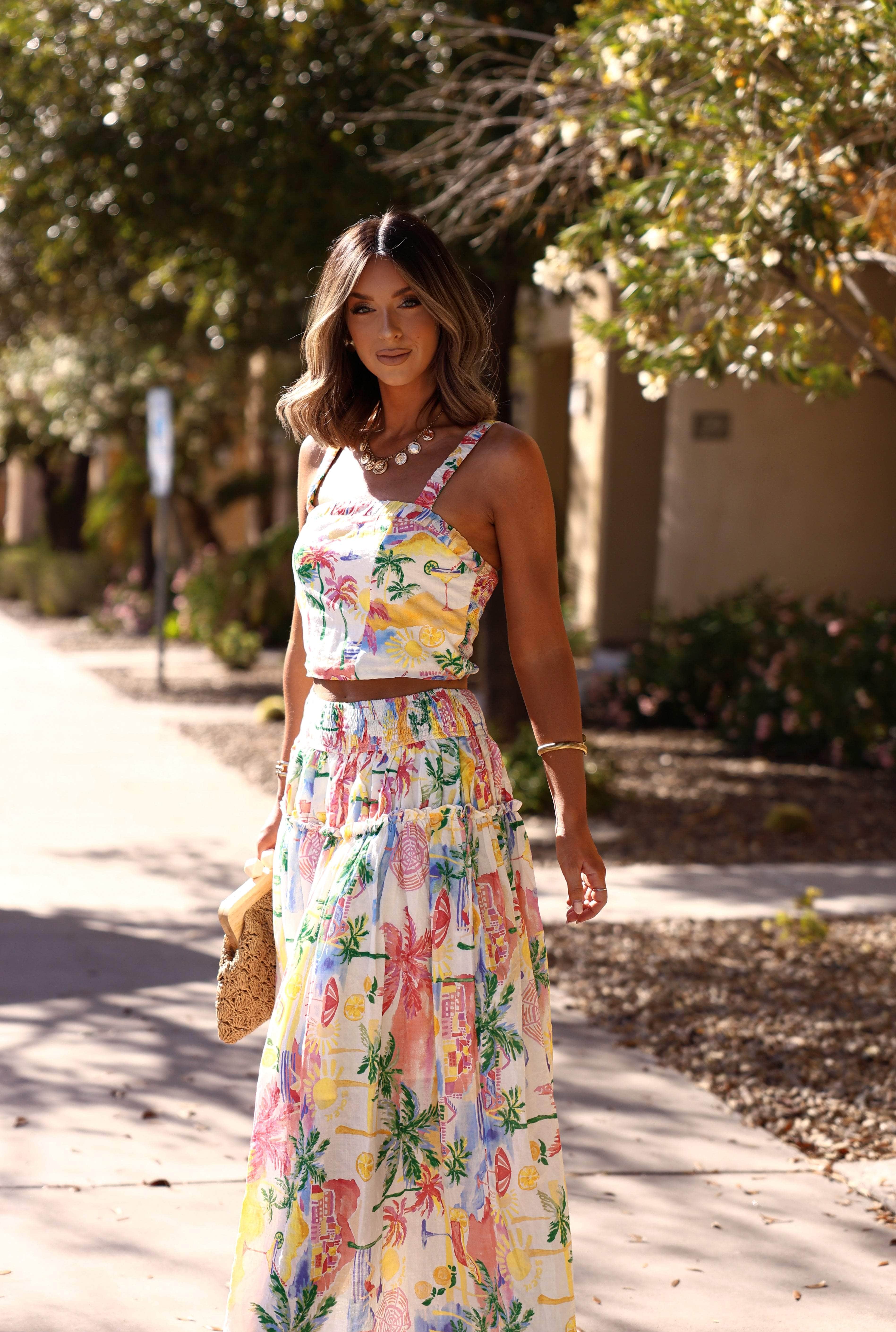 Painted Palms Top