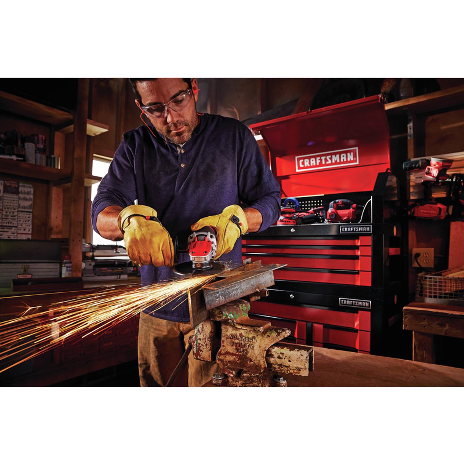 Craftsman 7.5 amps Corded Small Angle Grinder