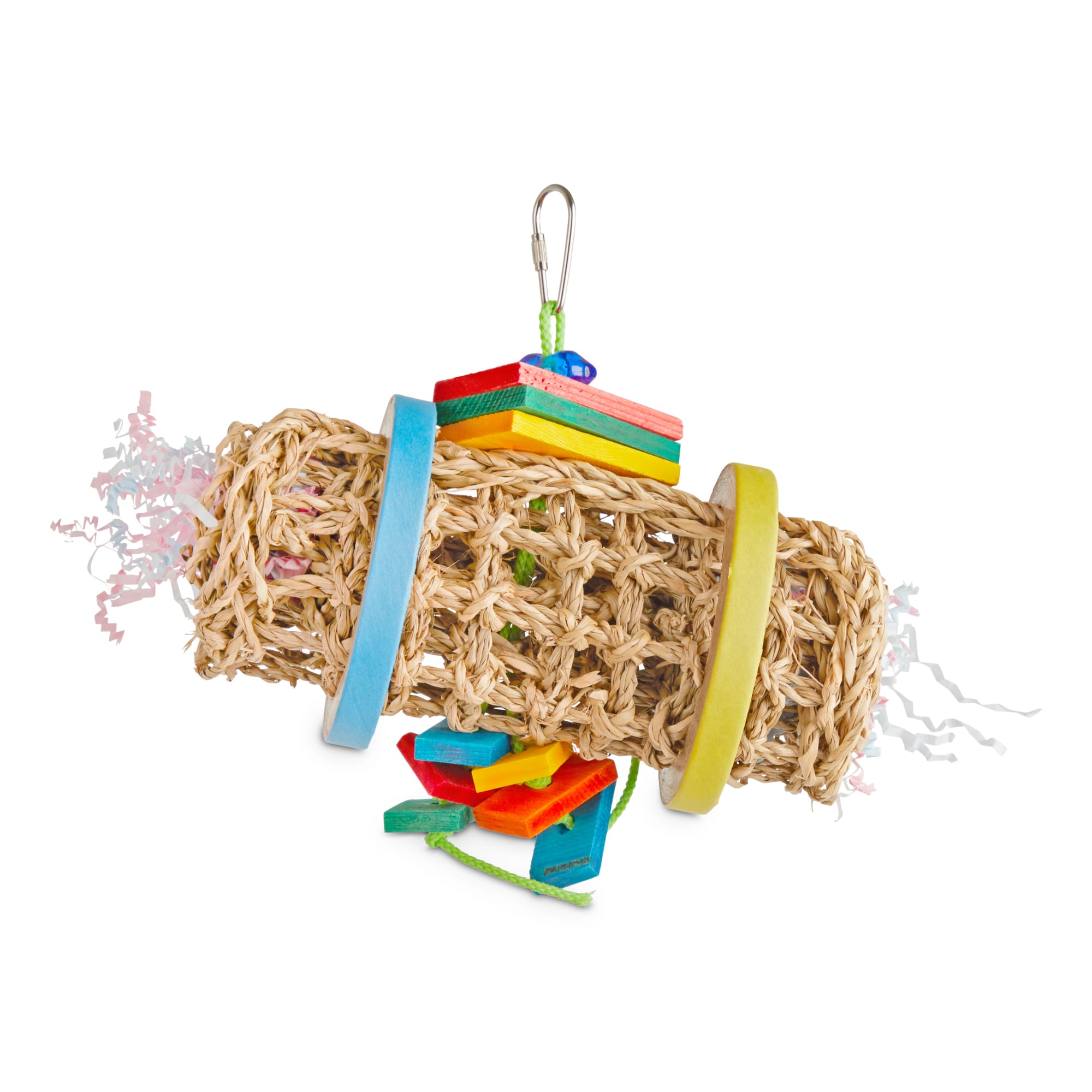 You  Me Vine Roll-Up Mat Foraging Bird Toy， Small