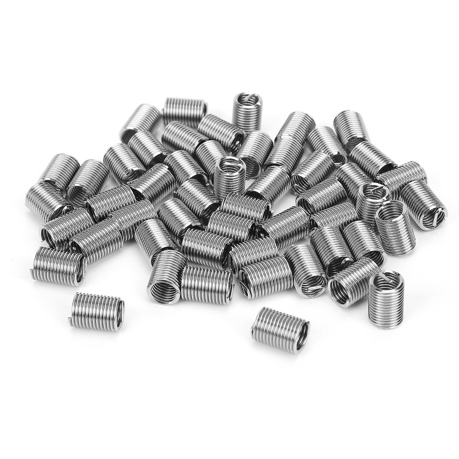 50Pcs Thread Repair Inserts Steel Wire Protection Sleeve Hardware Accessories M8 x 1.252.5D