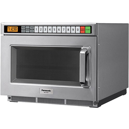 Panasonic NE21523 Commercial Microwave - Heavy Duty， 15 Power Levels， 0.6 Cu. Ft.