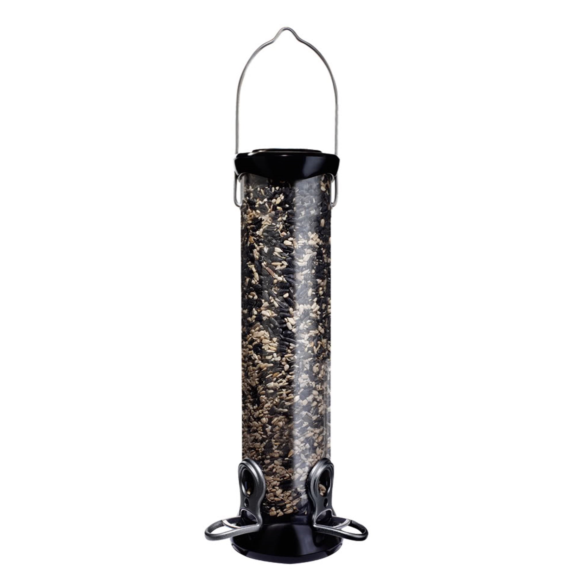 Droll Yankees Onyx Clever Clean Bird Feeder w/Easy Opening， 1# capacity， 13 in.