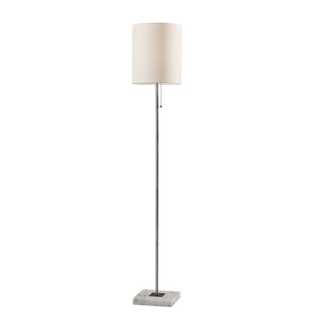 Fiona Floor Lamp Steel Adesso