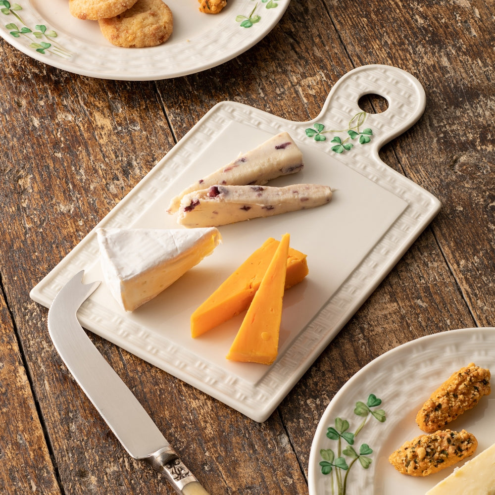 Belleek Classic Shamrock Cheese Board