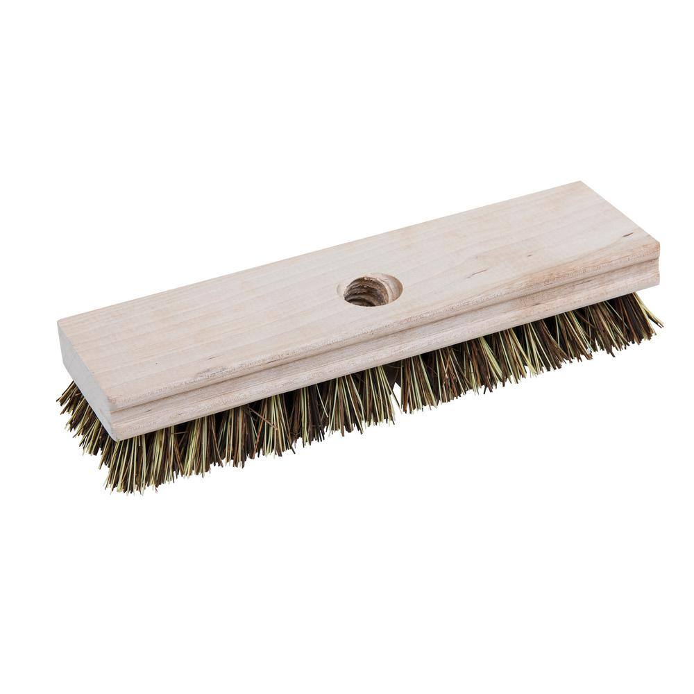 Quickie Professional Wood Block Deck Scrub Brush 223TCNRM