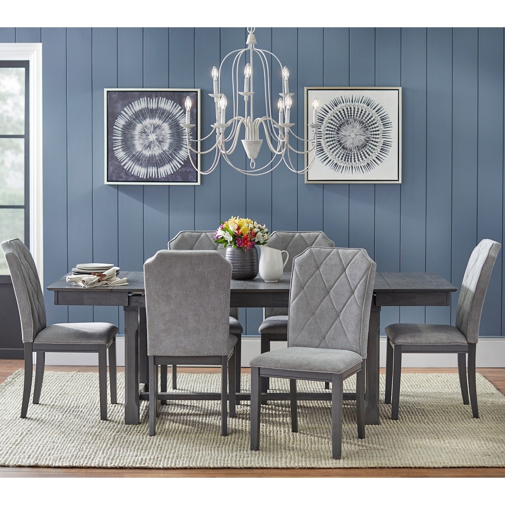 Simple Living Riga 7 Piece Expandable Dining Set