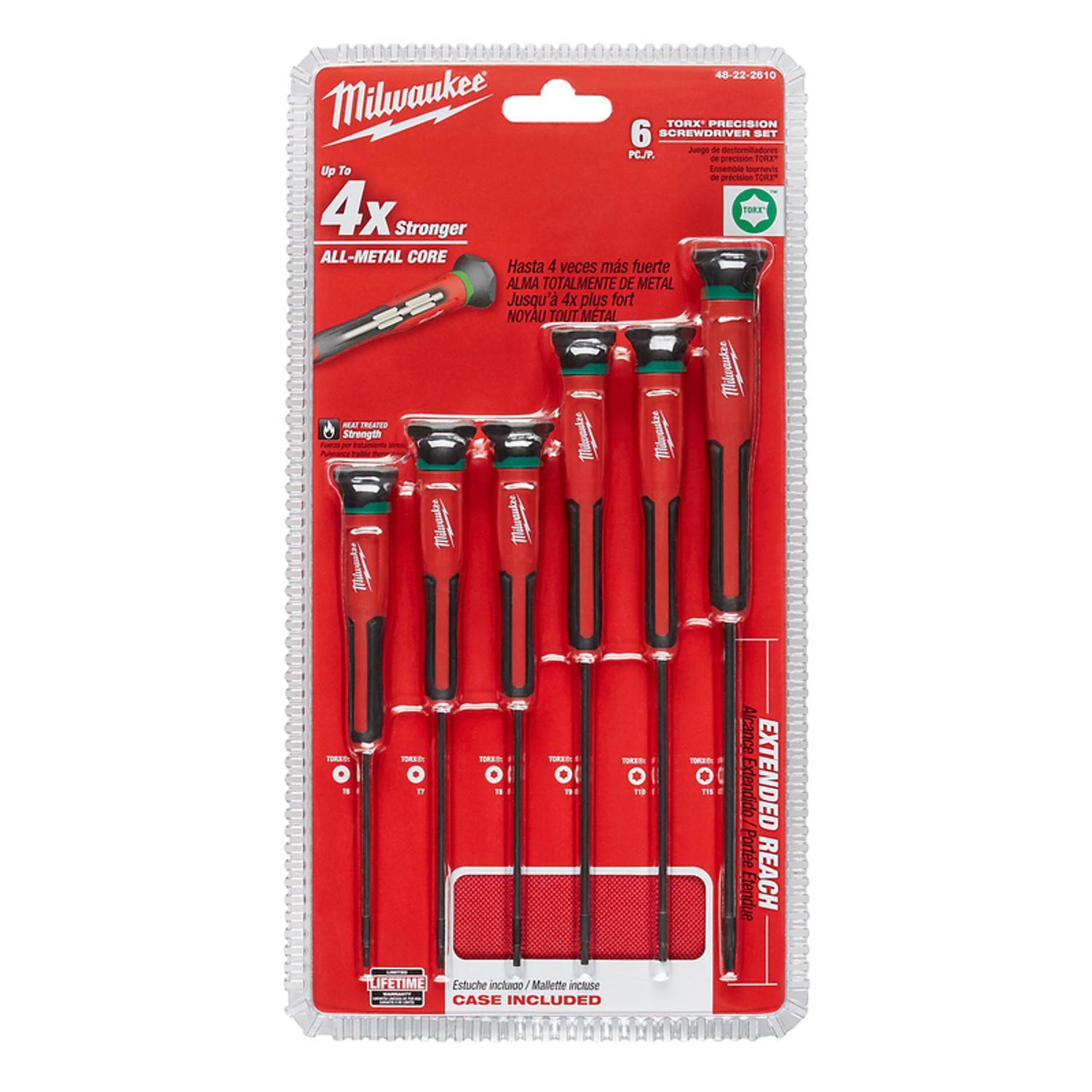 MW Torx Multi-Bit Precision Screwdriver 6 in. 6 pc