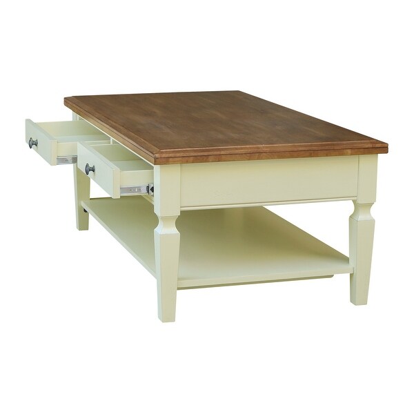 Vista Solid Wood Coffee Table - 48