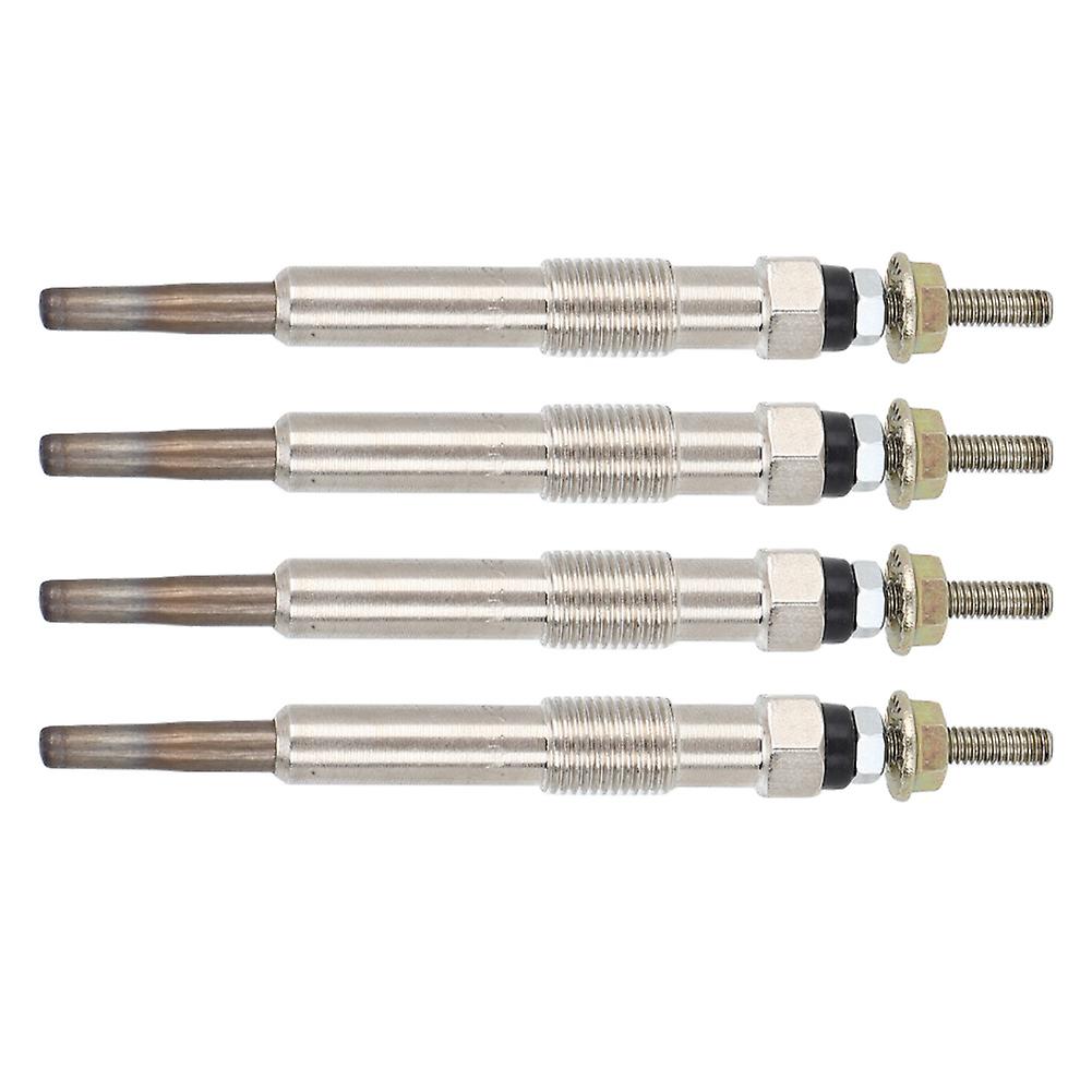 4pcs Aluminum Alloy Glow Plug Set Ignition System Fit For Ford 1.8 D