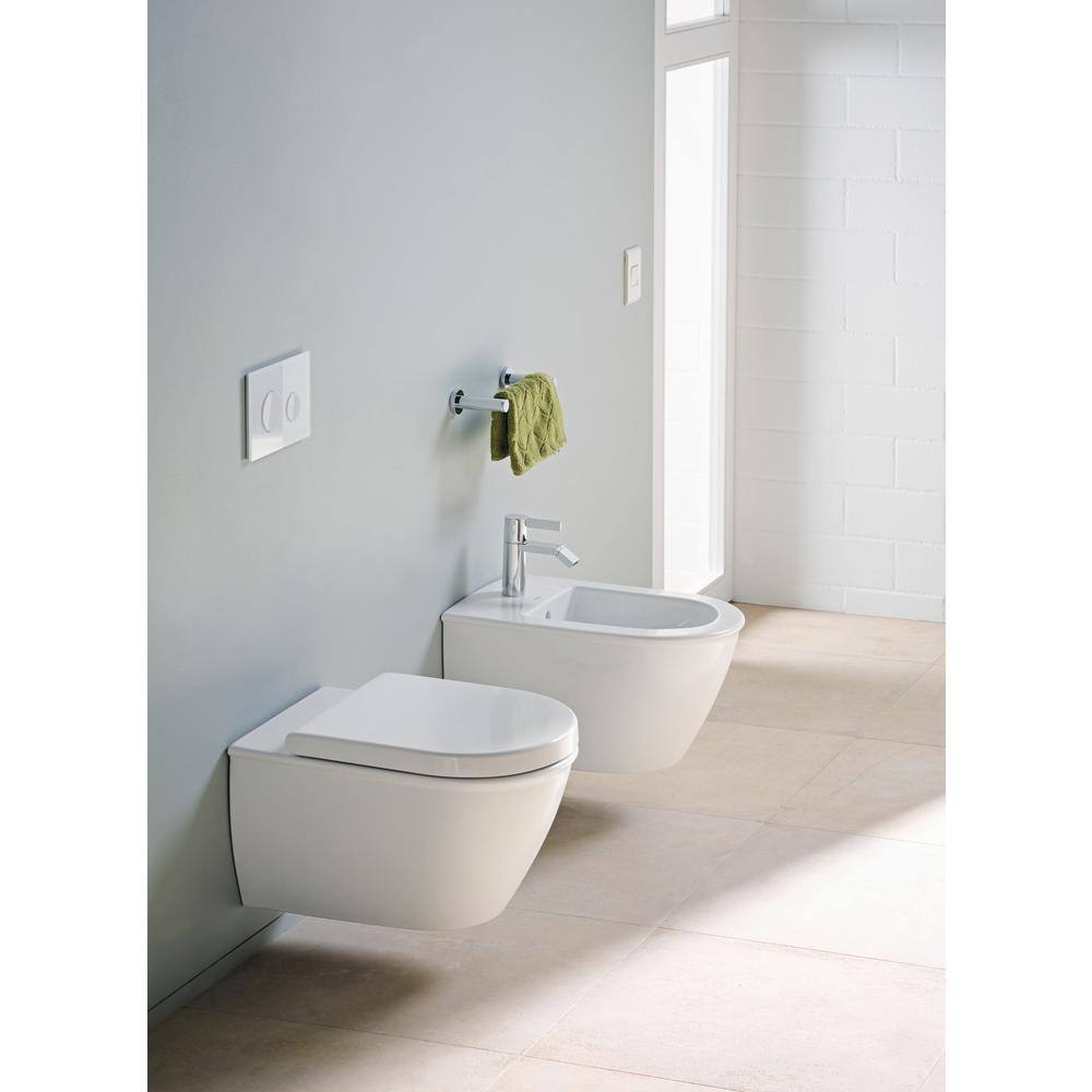 Duravit Darling New Round Wall-Mounted Bidet in White 2249150000