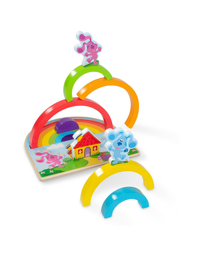 Melissa and Doug Blues Clues Rainbow Stacker Puzzle  Set of 9