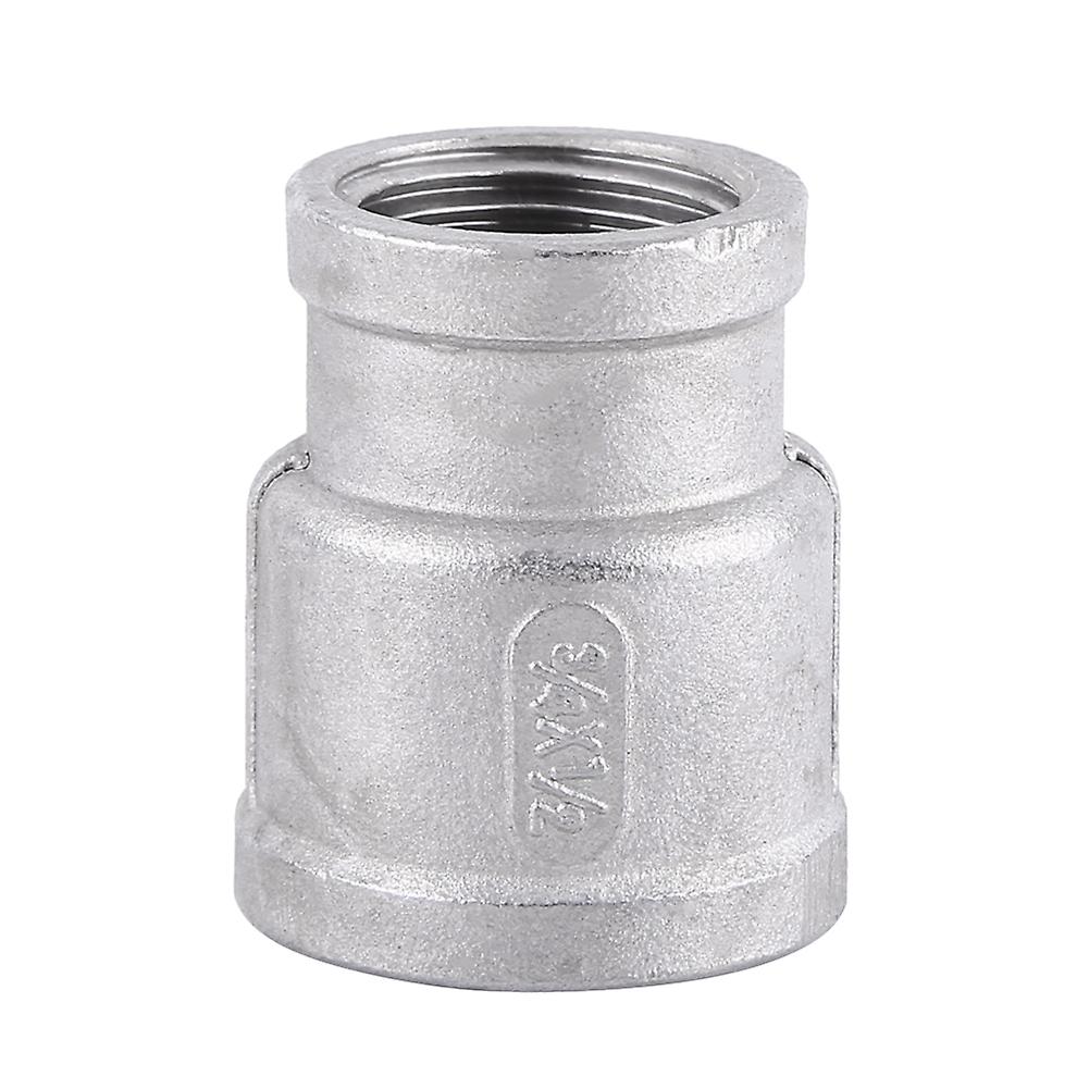 Female Straight Stainless Steel Threaded Reducer Pipe Fitting For Air Water (3/4