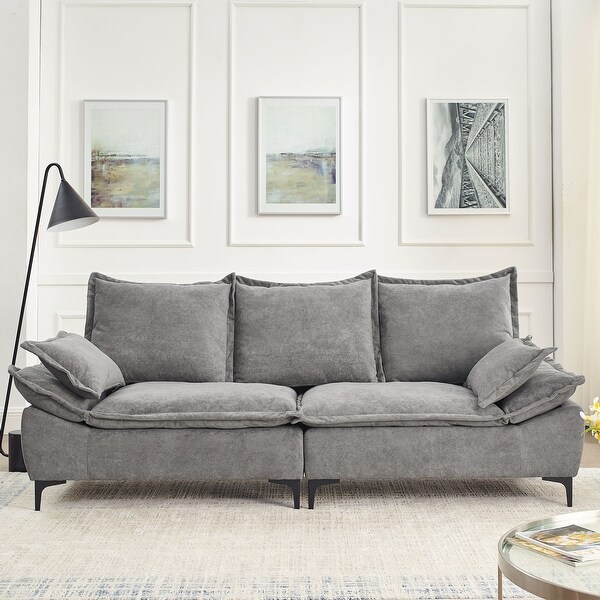 3Seater Sofa with Two Pillows