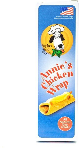 Annie's Pooch Pops Chicken Wrap Dog Treats， 1.6-oz bag