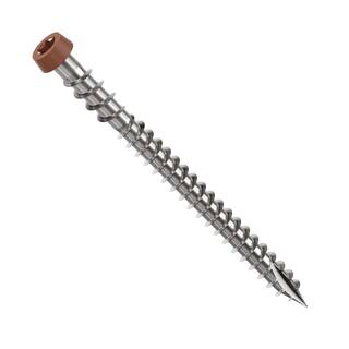 CAMO #10 2-12 in. 316 Stainless Steel Composite Redwood Premium Star Drive Flat Undercut Screws (350-Count) 0367158RS