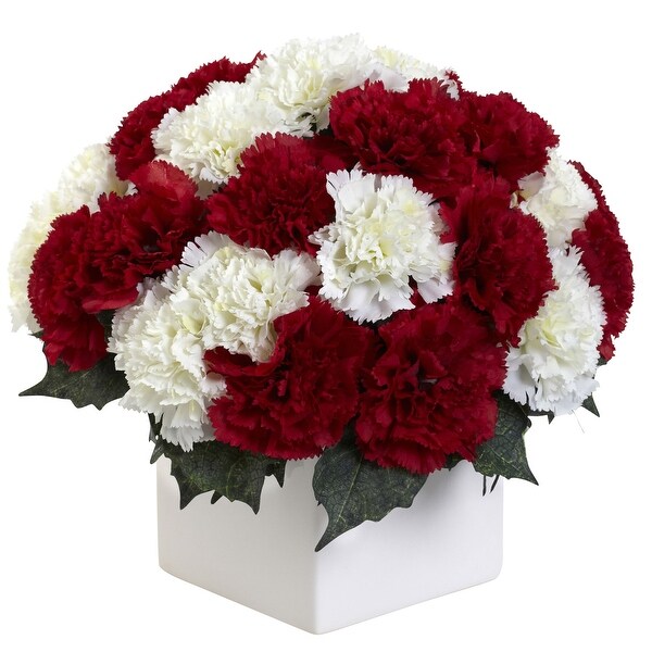 Carnation Arrangement w/Vase