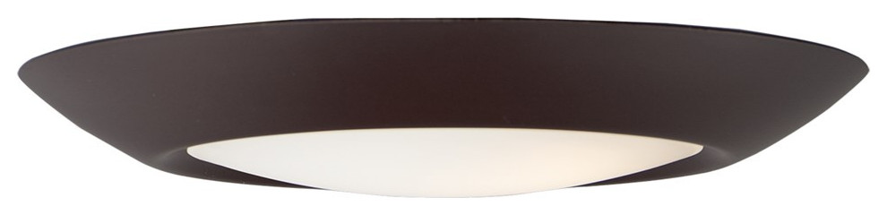 Maxim Diverse 7.5 quot1 Light LED Flush Mount 57613WTBZ  Bronze   Transitional   Outdoor Flush mount Ceiling Lighting   by Lighting and Locks  Houzz