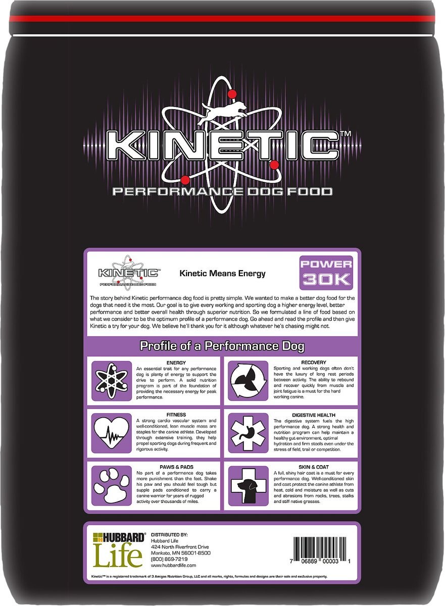 Kinetic Performance Power 30K Formula Dry Dog Food