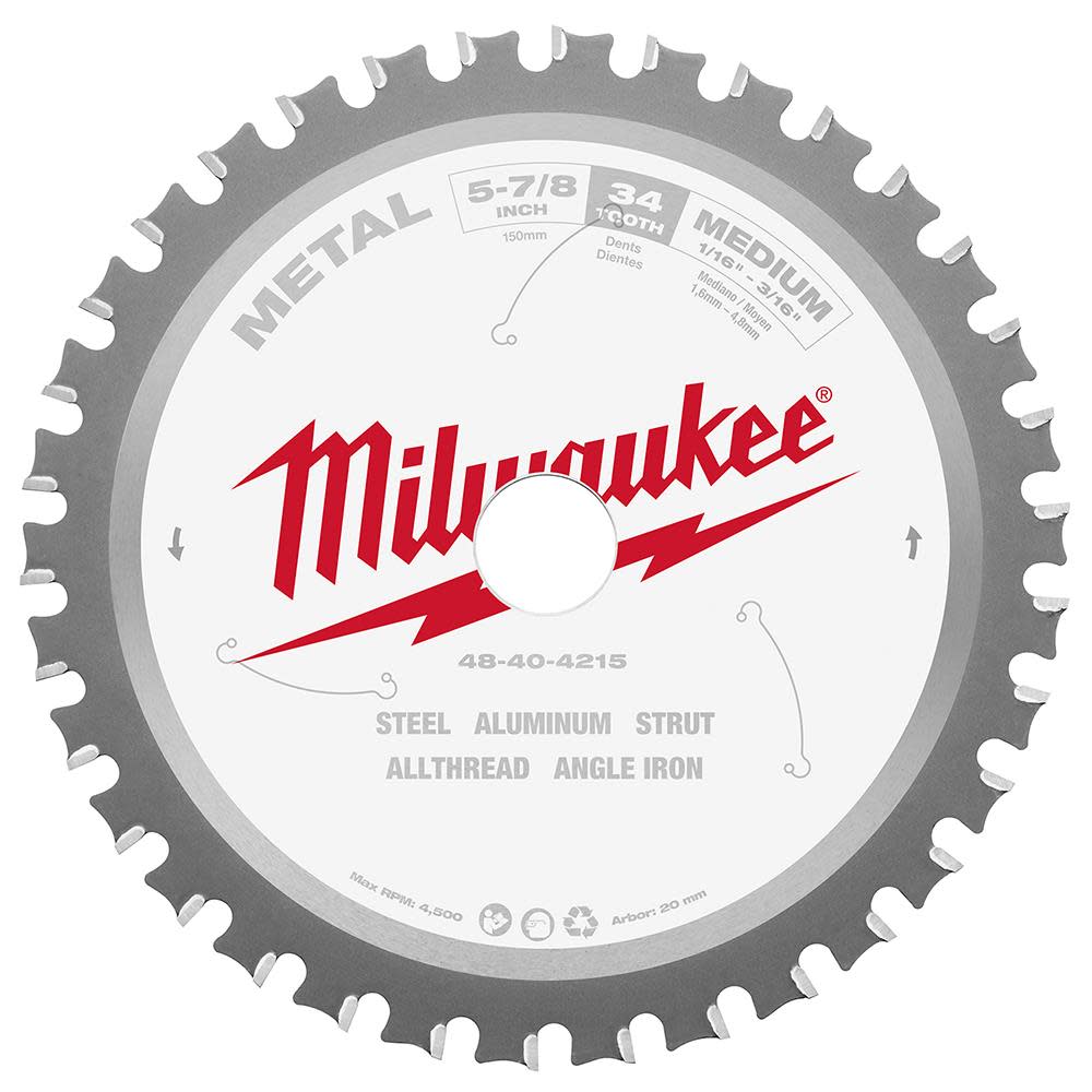 Milwaukee Metal Cutting Circular Saw Blade 48-40-4215M910 from Milwaukee