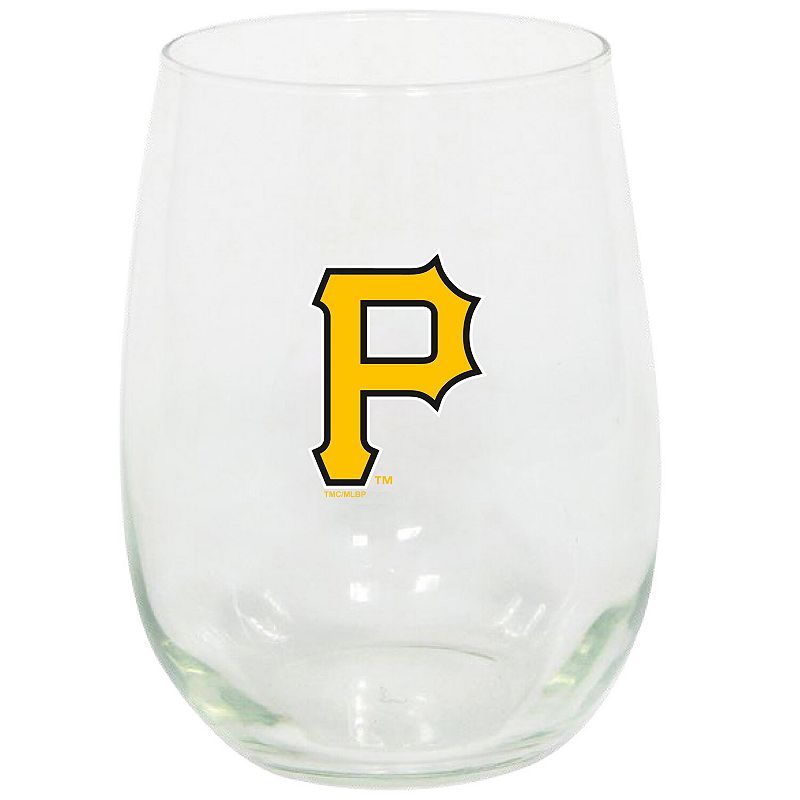 Pittsburgh Pirates 15oz. Stemless Wine Glass