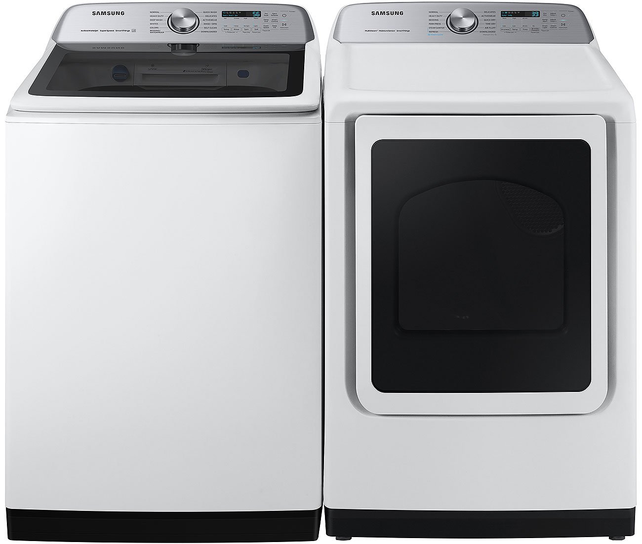  5.2 Cu. Ft. White Large Capacity Smart Top Load Washer With Super Speed Wash