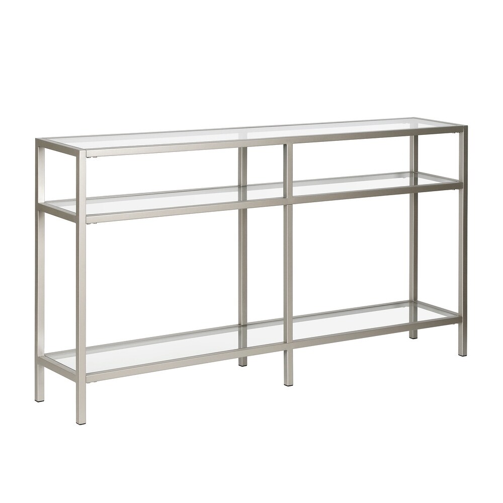 Silver Orchid Galeen Console Table