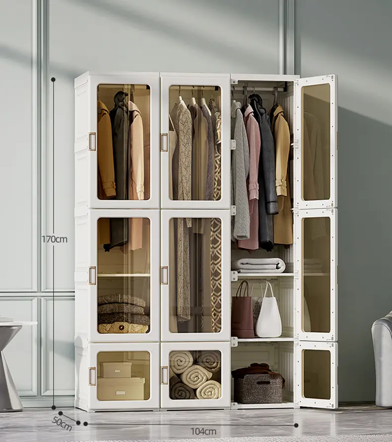 ⚡Clearance Sale ❤Multifunctional Foldable Modern Wardrobe Cabinets (🔥Buy two for free shipping)