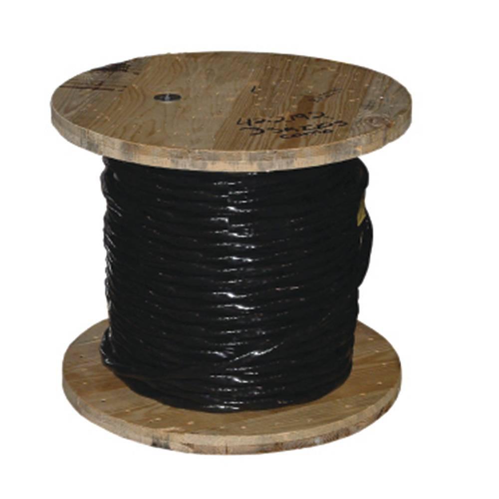 Southwire 500 ft. 40 Black Stranded CU SIMpull THHN Wire 20508802