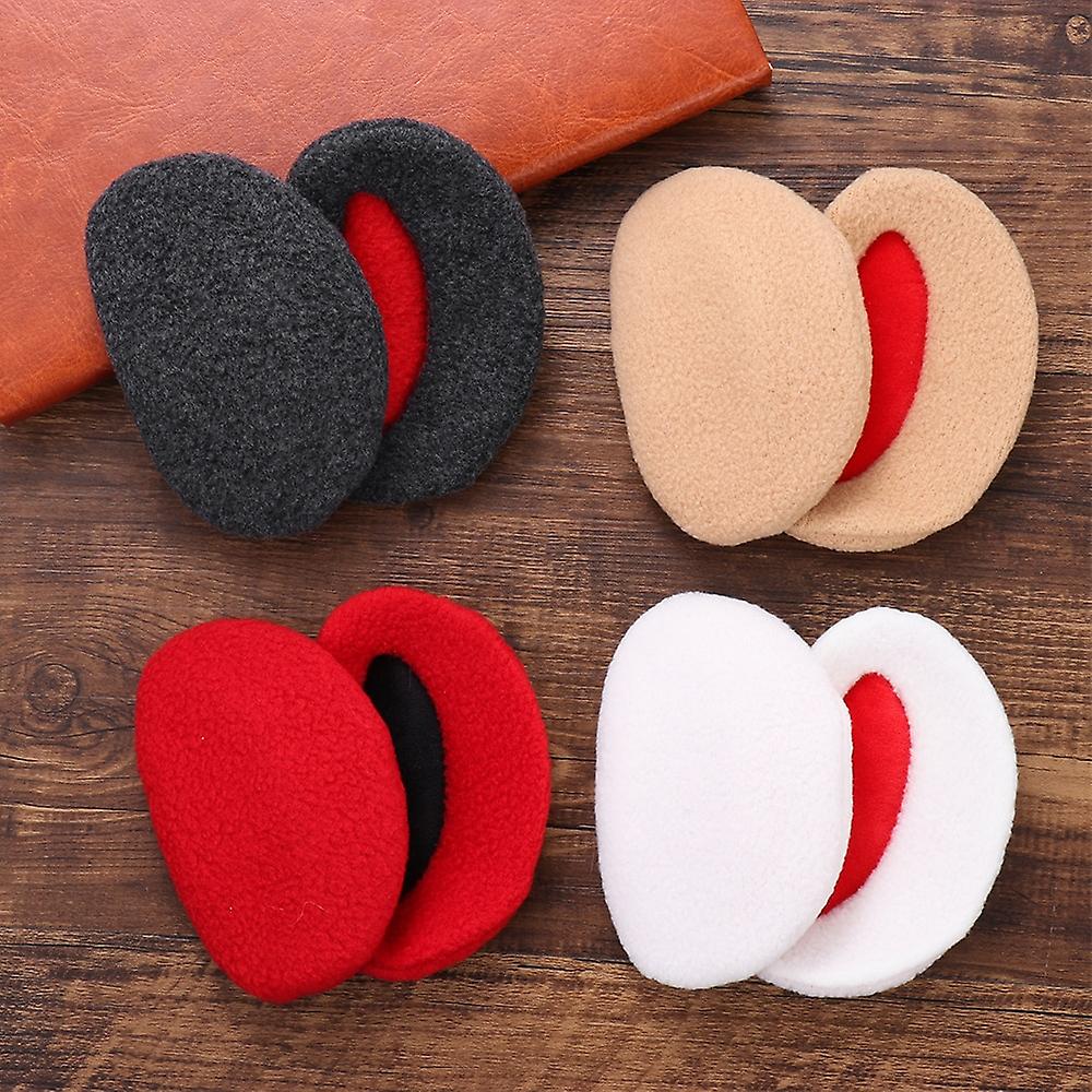 1 Pairs Winter Bandless Ear Warmers Earmuffs Fluffy Fleece Ear Cover Soft Thick Windproof Ear Protection For Men Women Kids