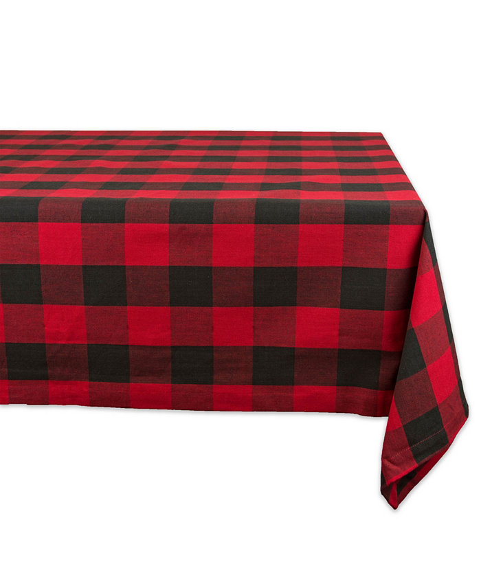 Design Imports Buffalo Check Tablecloth 60 x 104