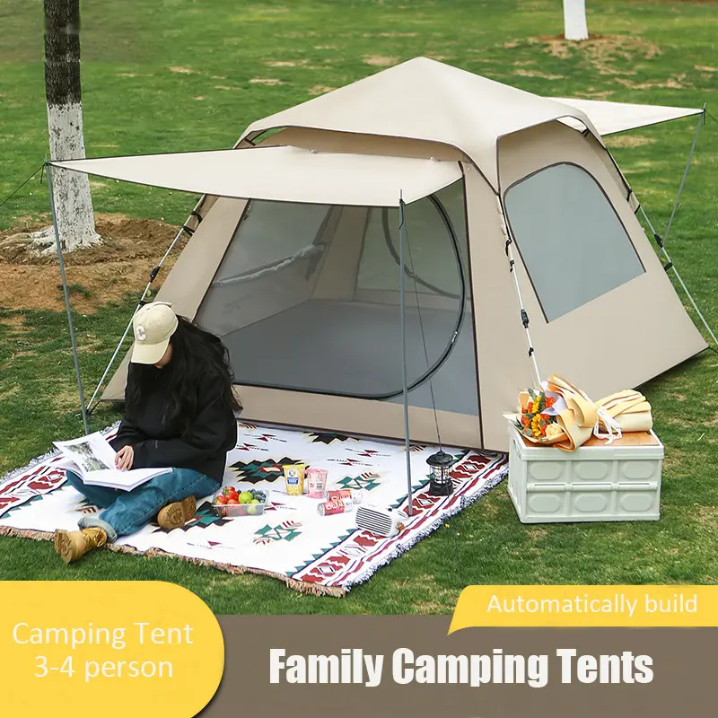 Automatic Camping Tent Automatic Hydraulic Canopy Tent for Camping Hiking Travel or Beach  Easy Setup in 60 Seconds