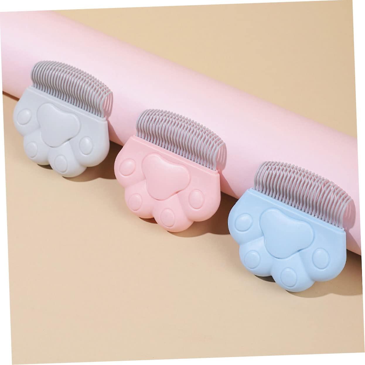 3pcs Pet Comb Cat Detangler Brush Pet Grooming Comb Dog Brush For Shedding Cat Grooming Supplies Pet Hair Shedding Brush Pet Deshedding Brush