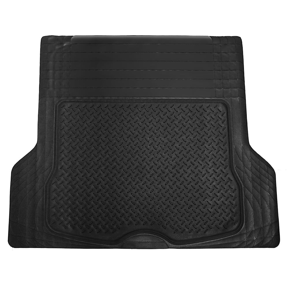 Universal Fit Trimmable Heavy Duty Rubber All Weather Liner Trunk Cargo Floor Mat