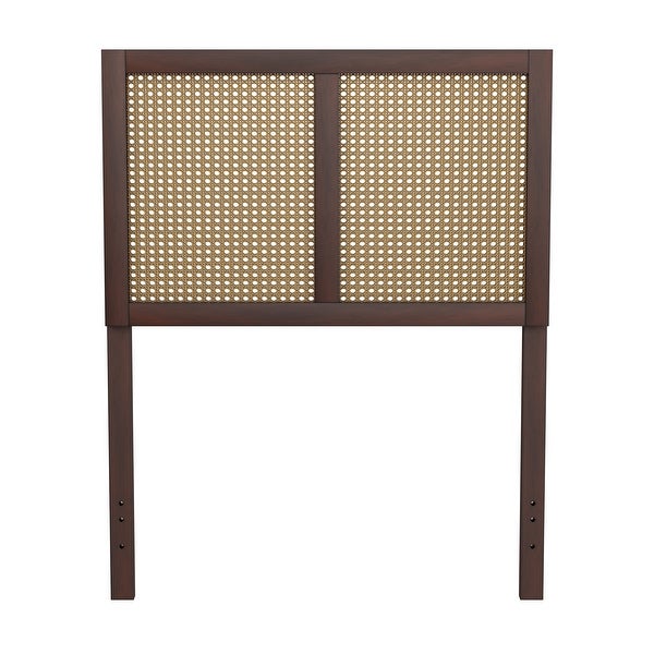 Serena Wood and Cane Panel Headboard - - 34856919